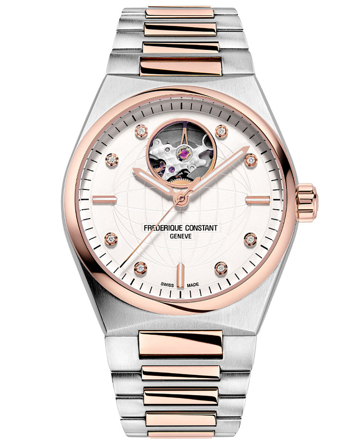 Часы Frederique Constant Highlife Ladies Automatic Heart Beat FC-310VD2NH2B — женские, белый