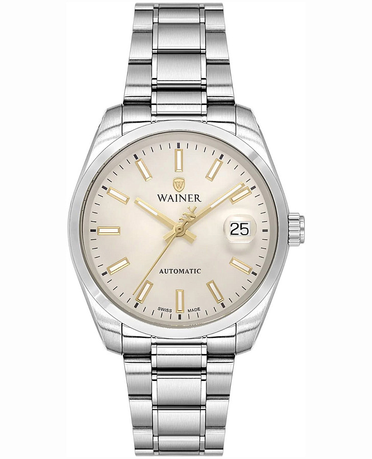 Часы Wainer Classic WA.25600-C — мужские, бежевый