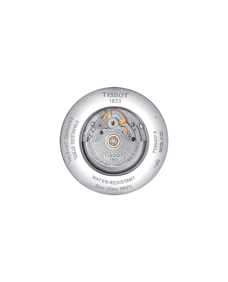 Часы Tissot Chemin des Tourelles Powermatic 80 T099.407.22.037.00 — механические, сталь металл