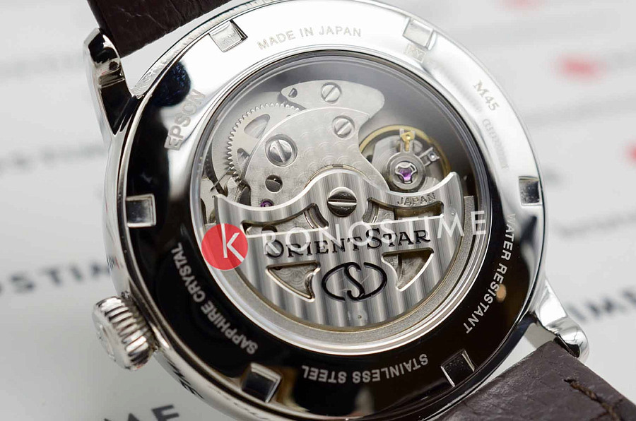 Часы Orient Star RE-BS0001E (RK-BS0001E) — мужские, кожаный