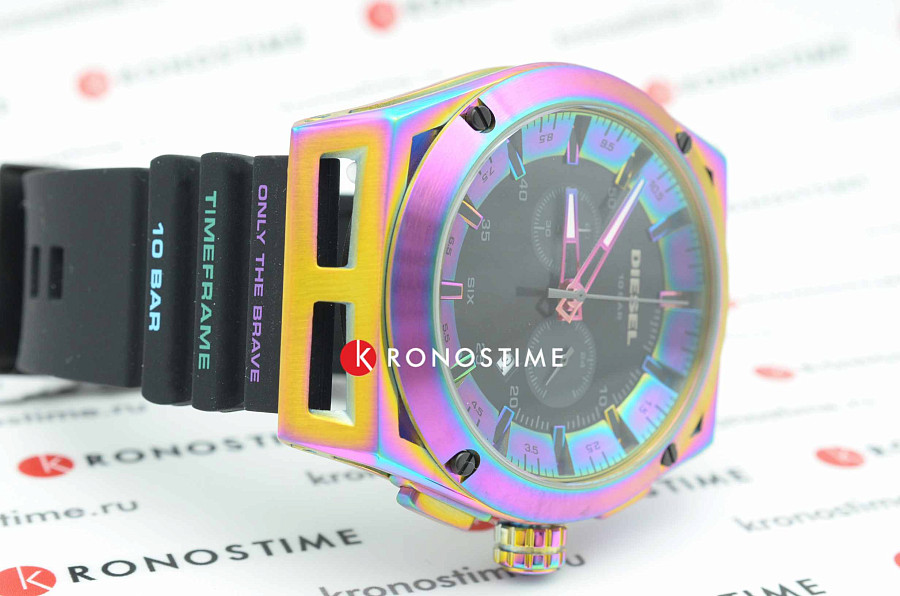 Часы Diesel Timeframe DZ4547 — черный, металл сталь