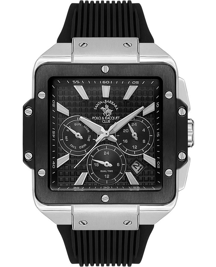 Часы Santa Barbara Polo & Racquet Club Prive SB.1.10562-1 — мужские, черный