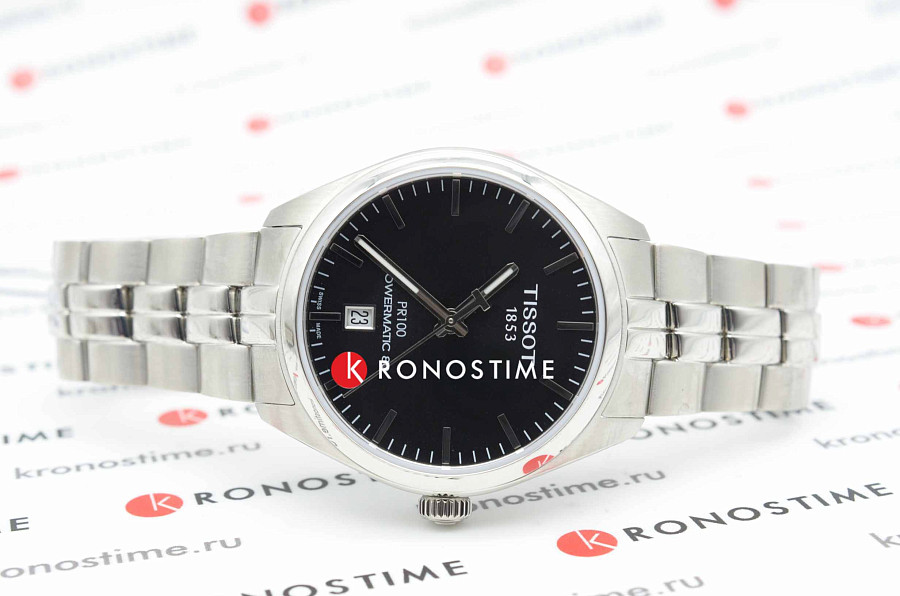 Часы Tissot PR 100 Powermatic 80 T101.407.11.051.00 — Швейцария, механические
