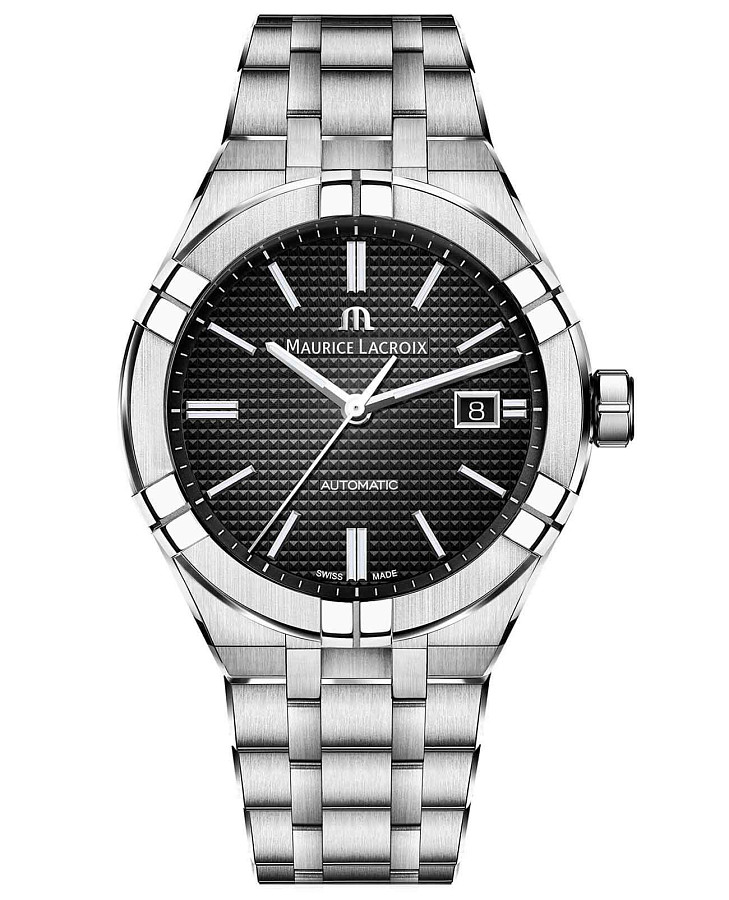 Часы Maurice Lacroix Aikon Automatic AI6008-SS002-330-1 — мужские, черный