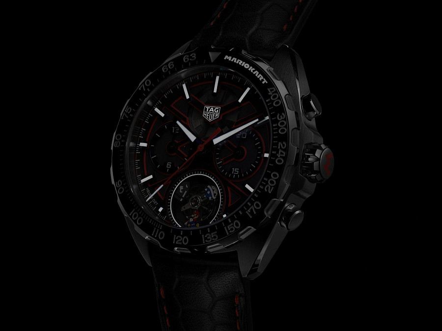 Часы TAG Heuer Formula 1 x Mario Kart CAZ5080.FC6517 — кожаный, мужские