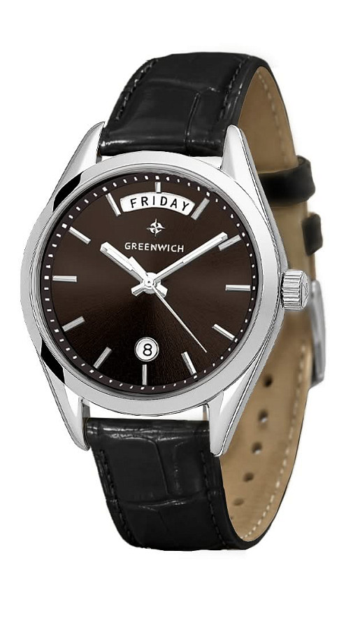 Часы Greenwich Astrea GW 351.11.34 — кварцевые, металл сталь