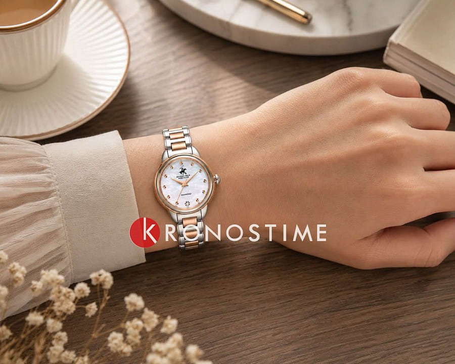Часы Beverly Hills Polo Club Ladies Quartz BP3883C.520 — перламутровый, суперметалл металл