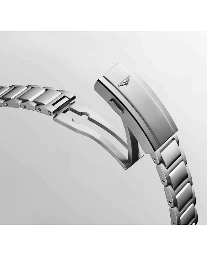 Часы Longines HydroConquest L3.790.4.96.6 — мужские, серебристый