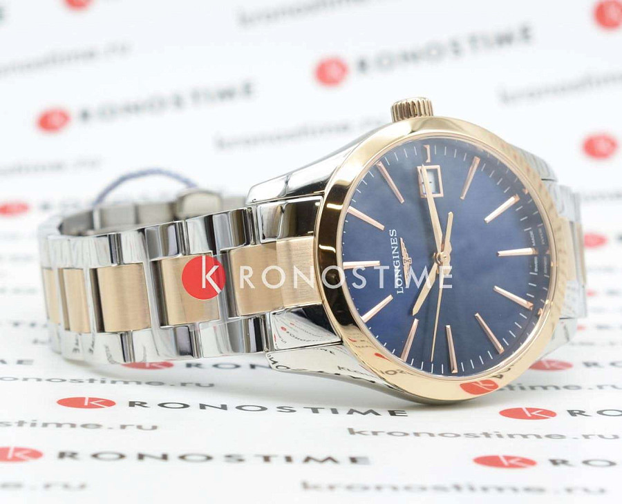 Часы Longines Conquest Classic L2.386.3.92.7 — сталь c pvd покрытием, женские