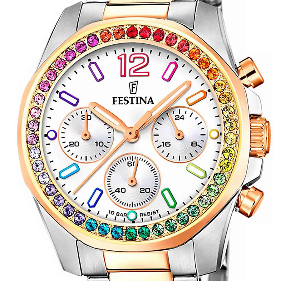 Часы Festina Boyfriend F20608/2 — кварцевые, сталь металл