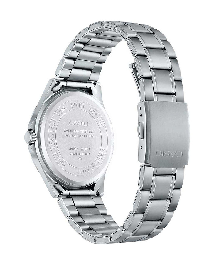 Часы Casio Collection MTS-100D-1A — сталь металл, Япония