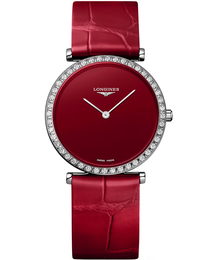 Часы Longines La Grande Classique L4.523.0.91.2 — женские, красный