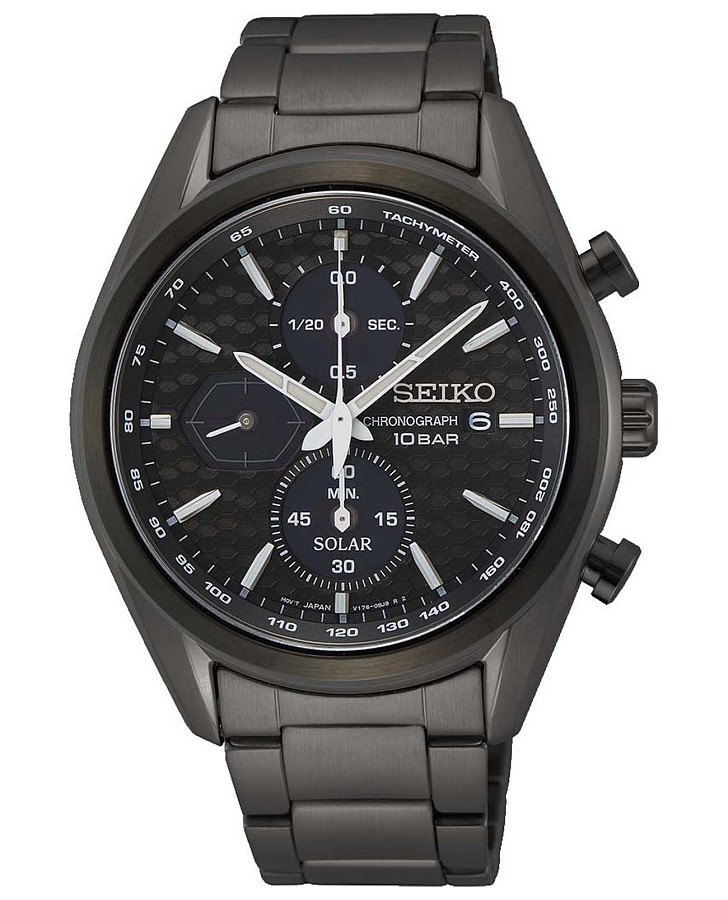 Часы Seiko Conceptual Series Sports SSC773P1 — мужские, черный