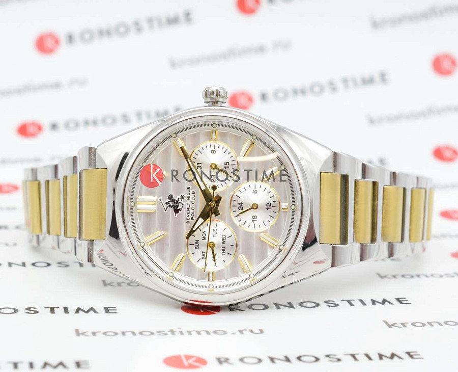 Часы Beverly Hills Polo Club BP3746C.330 — кварцевые, металл сталь