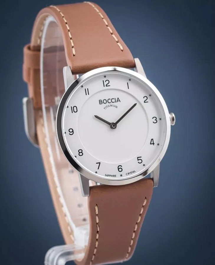 Часы Boccia Titanium 3254-01 — кварцевые, титан