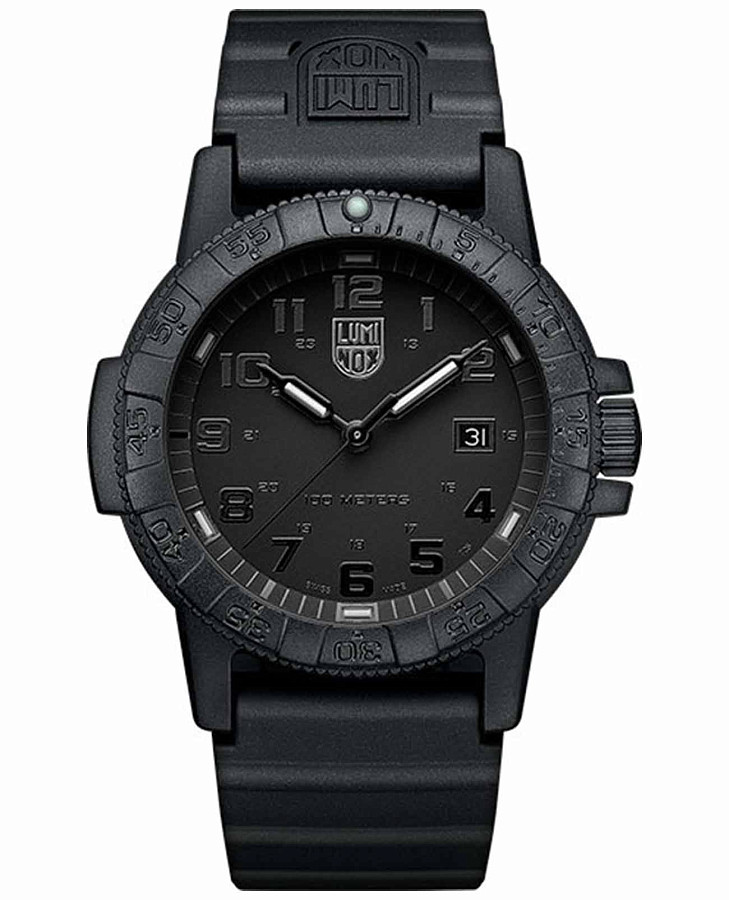 Часы Luminox Leatherback Sea Turtle XS.0321.BO.L — мужские, черный