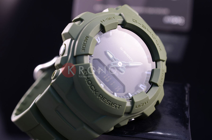 Часы Casio G-Shock G-100CU-3A — полимер, мужские
