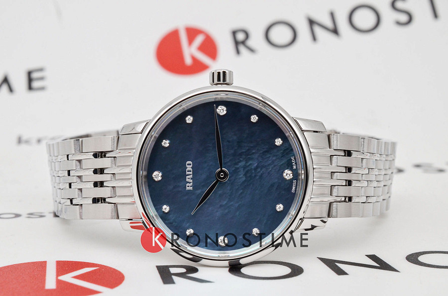 Часы Rado Coupole Classic Diamonds R22897903 — кварцевые, металл сталь