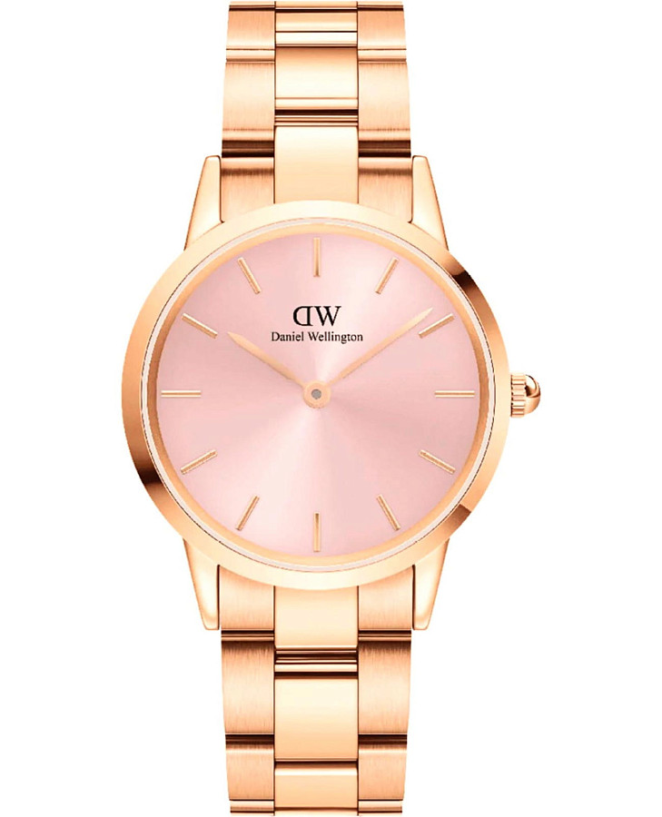 Часы Daniel Wellington Iconic Link DW00100369 — женские, розовый
