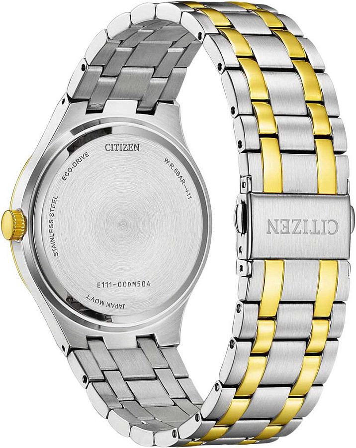 Часы Citizen Eco-Drive Axiom BM7654-57X — нержавеющая сталь с pvd-покрытием, мужские