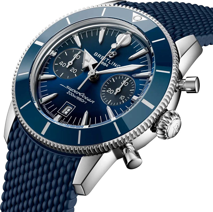 Часы Breitling Superocean Heritage AB0156161C1S1 — синий, сталь металл
