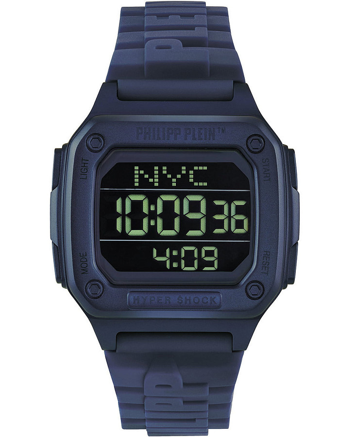 Часы Philipp Plein Hyper Shock PWHAA0321 — мужские, синий
