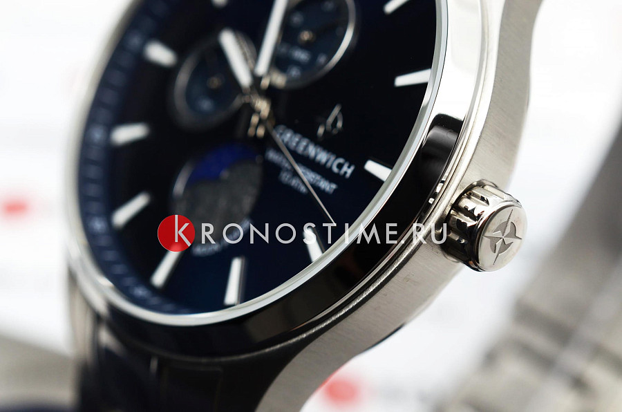 Часы Greenwich Moon Walker GW 058.10.36 — нержавеющая сталь, мужские