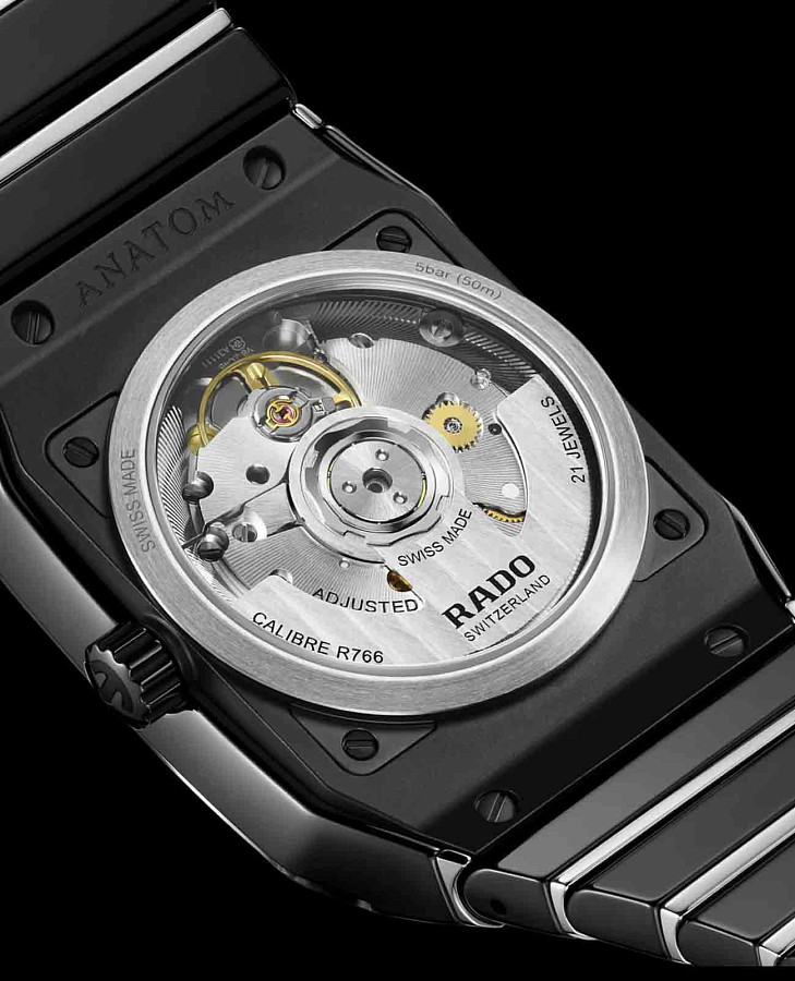 Часы Rado Anatom Automatic R10204712 — сталь + керамические вставки, мужские