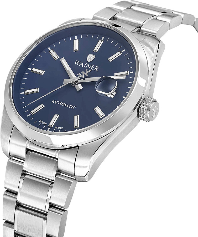 Часы Wainer Classic WA.25600-E — механические, металл сталь