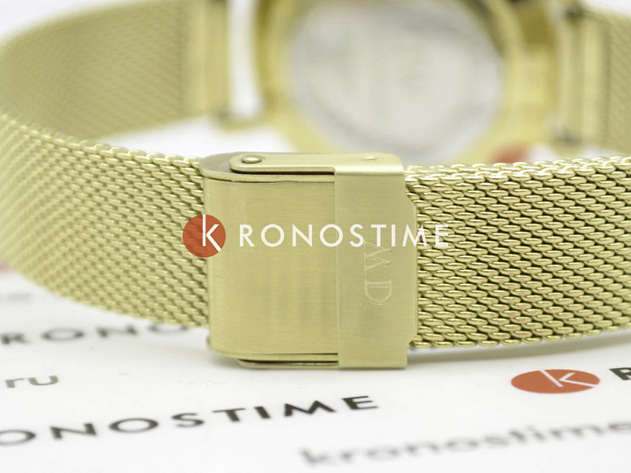 Часы Daniel Wellington Petite Evergold DW00100347 — черный, металл сталь