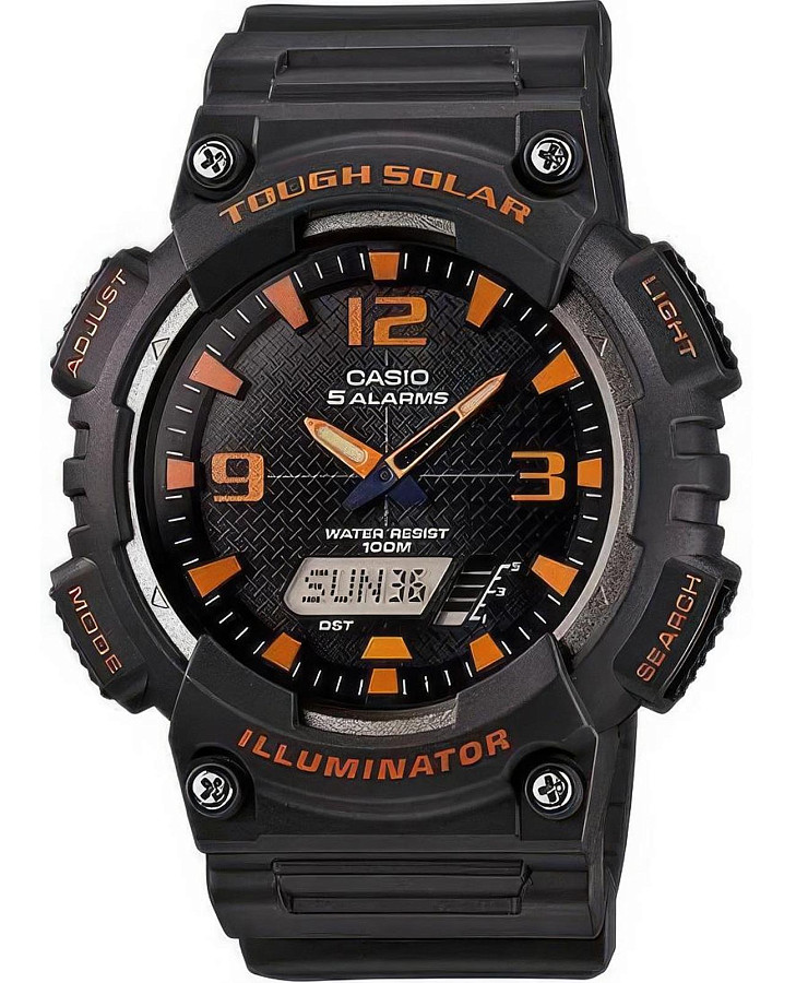 Часы Casio AQ-S810W-8A — мужские, черный