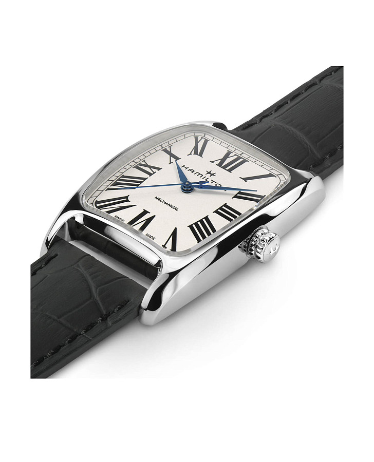 Часы Hamilton American Classic Boulton Quartz H13519711 — серебристый, металл сталь