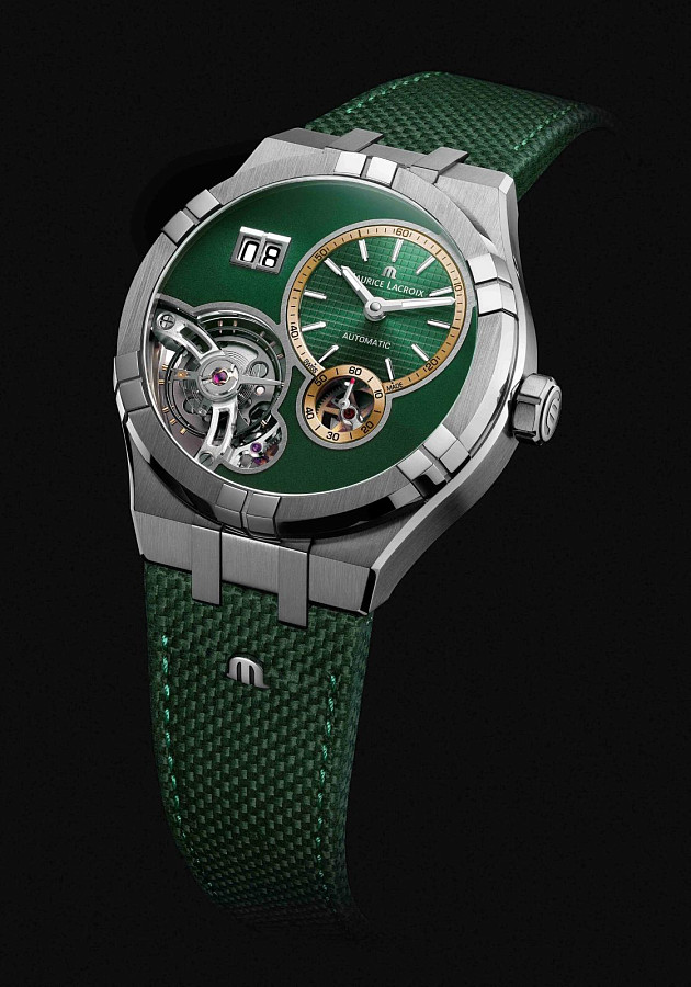Часы Maurice Lacroix Aikon Tide AI6118-SS00B-630-5 — силикон, мужские