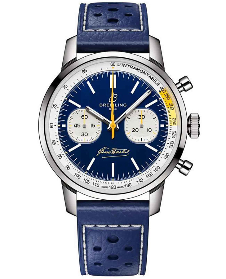 Часы Breitling Top Time B01 Gino Bartali AB01767A1C1X1 — мужские, синий