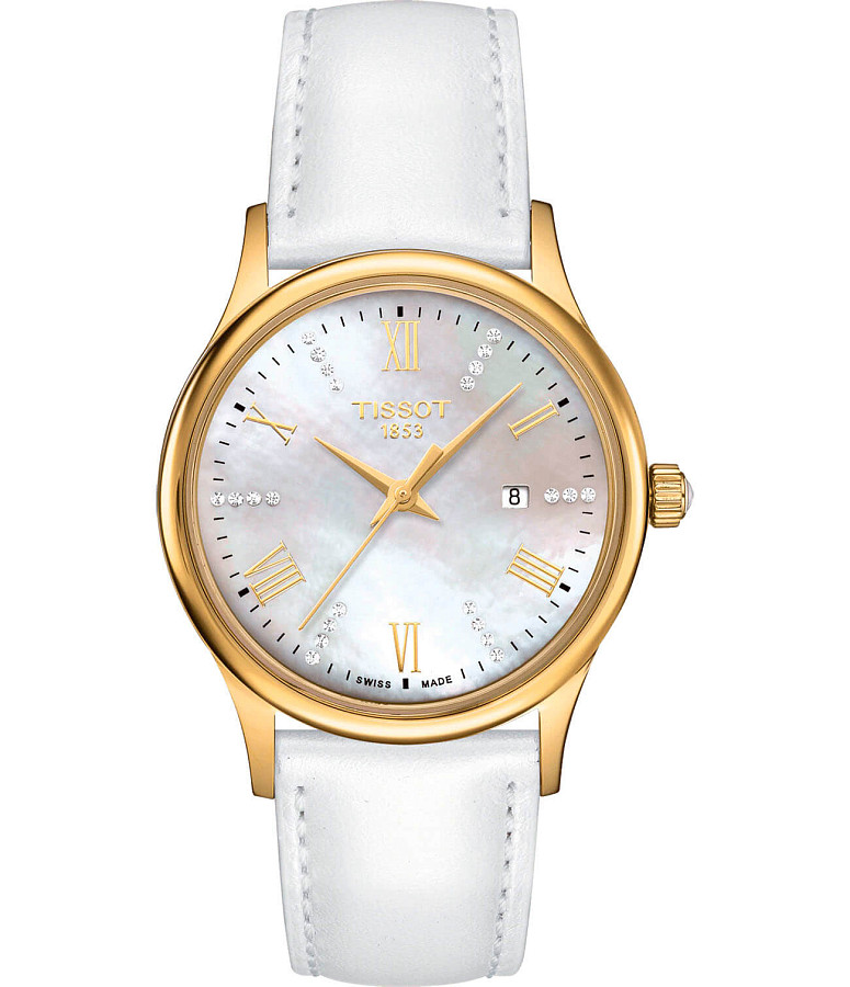 Часы Tissot Rose Dream Lady 18K Gold T914.210.46.116.01 — женские, перламутровый