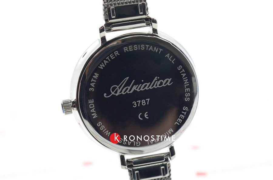 Часы Adriatica A3787.5114Q — черный, сталь металл