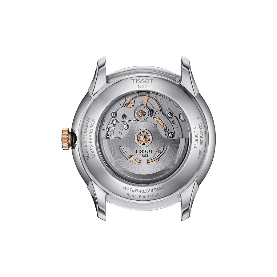 Часы Tissot Chemin des Tourelles Powermatic 80 T139.807.22.038.00 — сталь металл, Швейцария