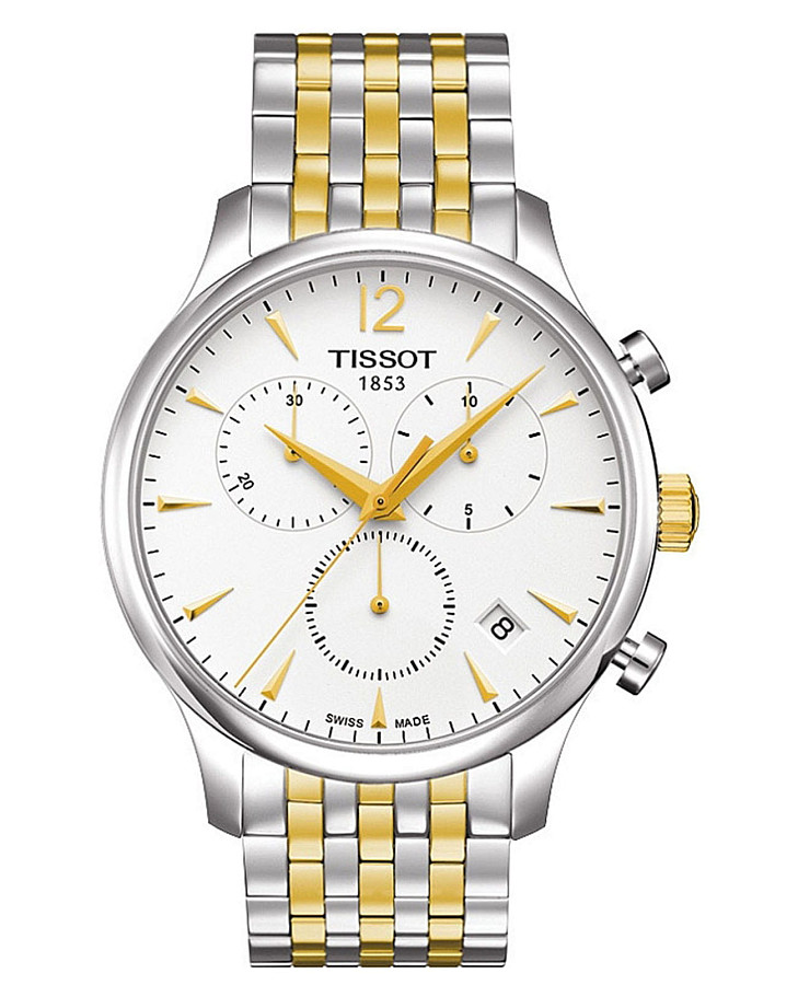 Часы Tissot T-Classic Tradition T063.617.22.037.00 — мужские, белый