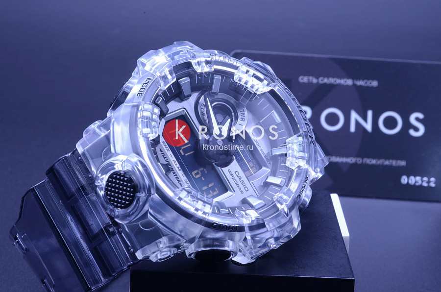 Часы Casio G-Shock GA-700SK-1A — электронные, Япония, мужские