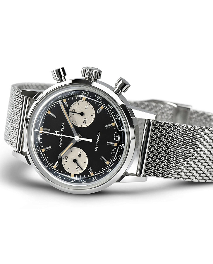 Часы Hamilton American Classic Intra-Matic Chronograph H H38429130 — металл сталь, Швейцария