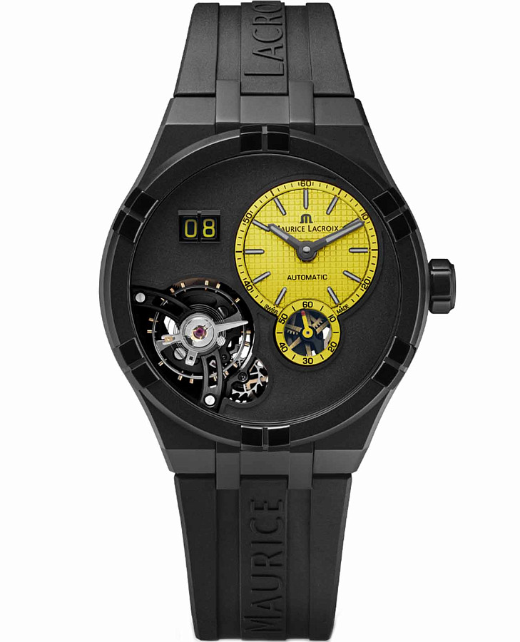Часы Maurice Lacroix Aikon Master Grand Date AI6118-DLB0J-730-I — механические, металл сталь