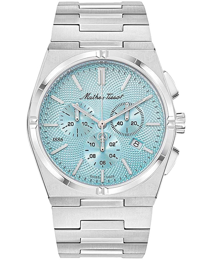 Часы Mathey-Tissot Zeus H118CHSK — мужские, голубой