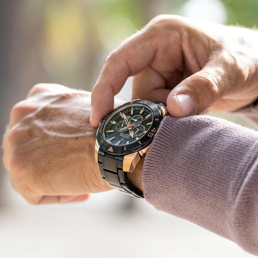Часы Festina Chrono Bike F20645/1 — сталь металл, Испания