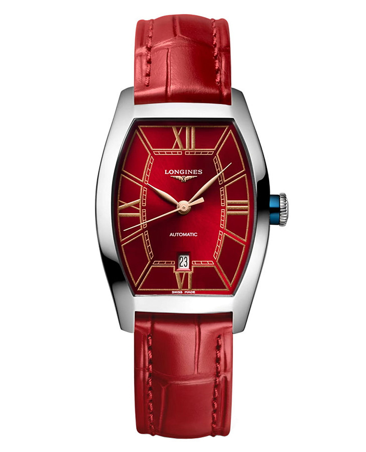 Часы Longines Evidenza L2.142.4.09.2 — женские, красный