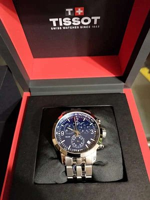 Фото покупателя: Швейцарские наручные часы Tissot PRC 200 Chronograph T114.417.11.047.00 с хронографом