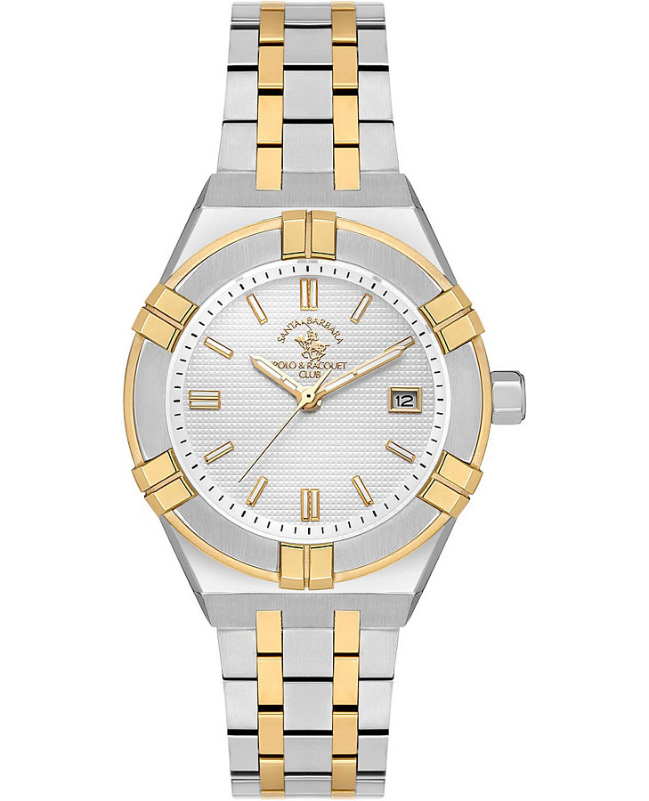 Часы Santa Barbara Polo & Racquet Club Luxury SB.1.10559-4 — женские, серебристый