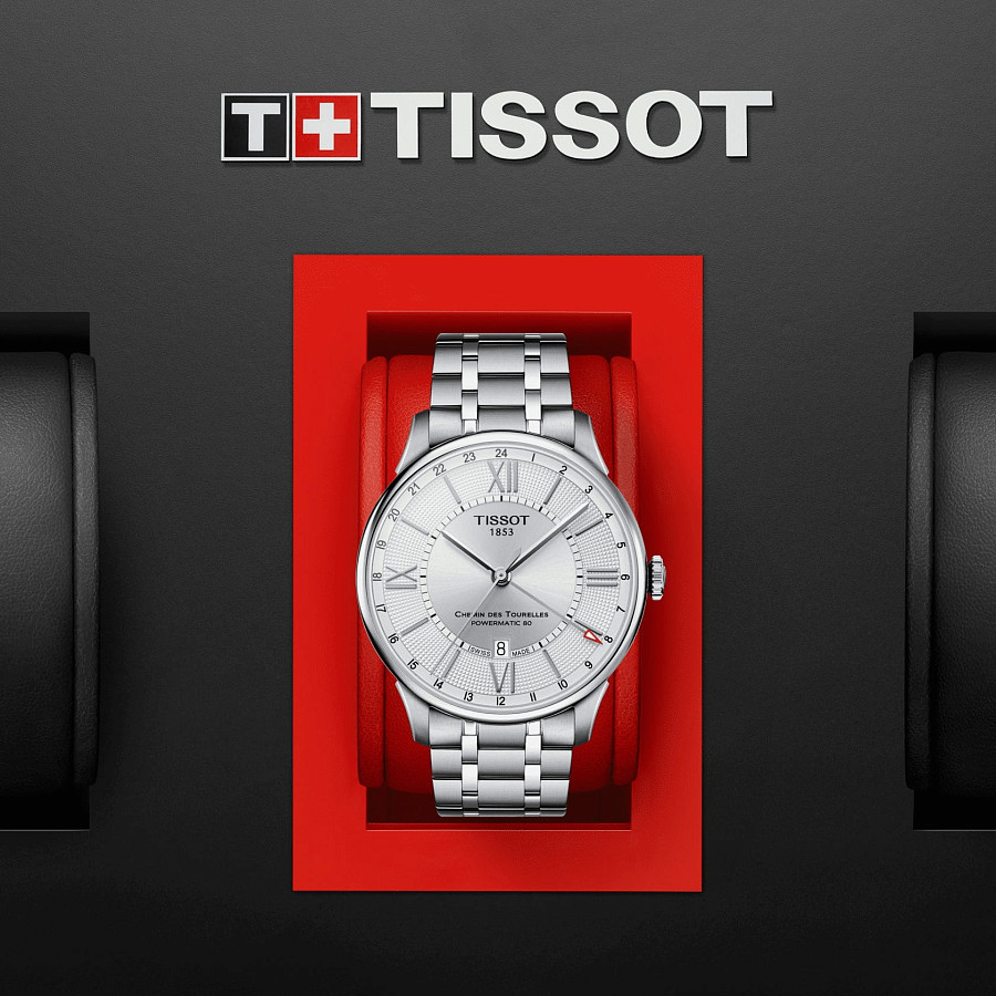 Часы Tissot Chemin des Tourelles GMT T099.429.11.038.00 — артикул T0994291103800