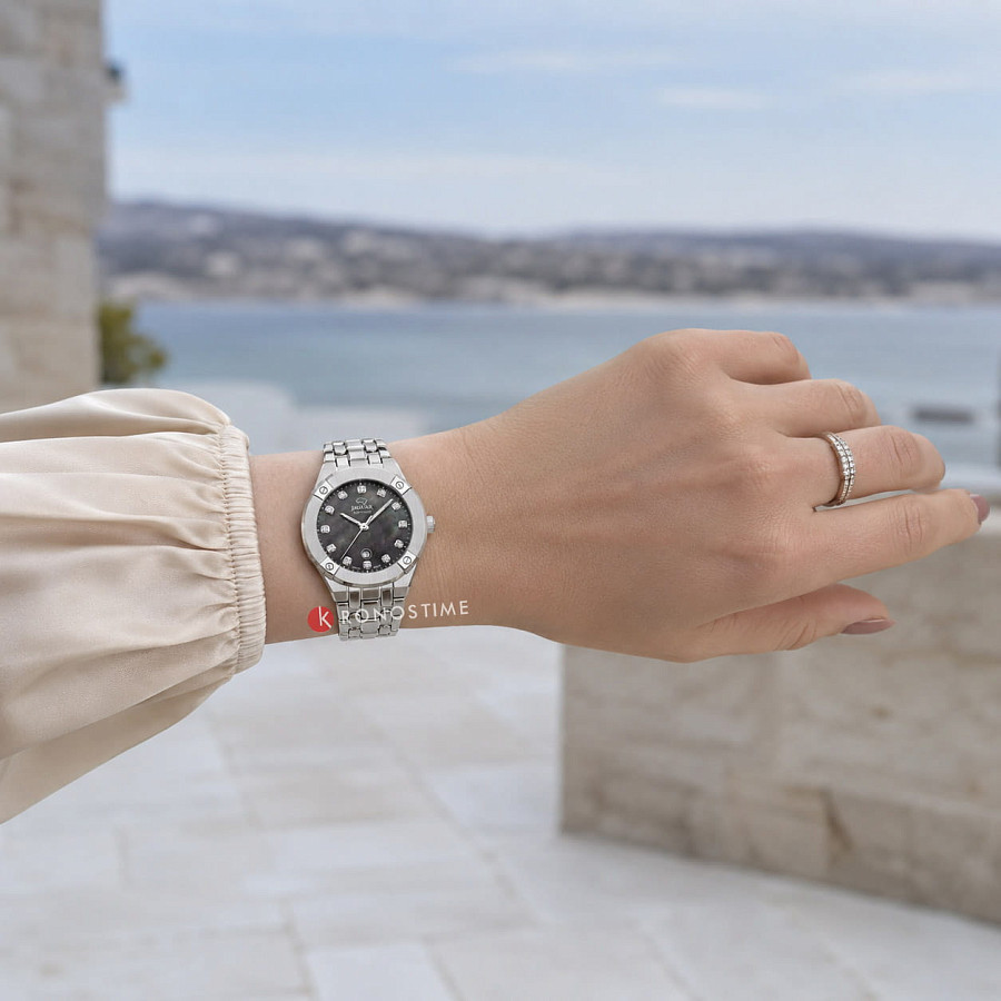 Часы Jaguar Automatic Woman J1016/7 — кварцевые, сталь металл