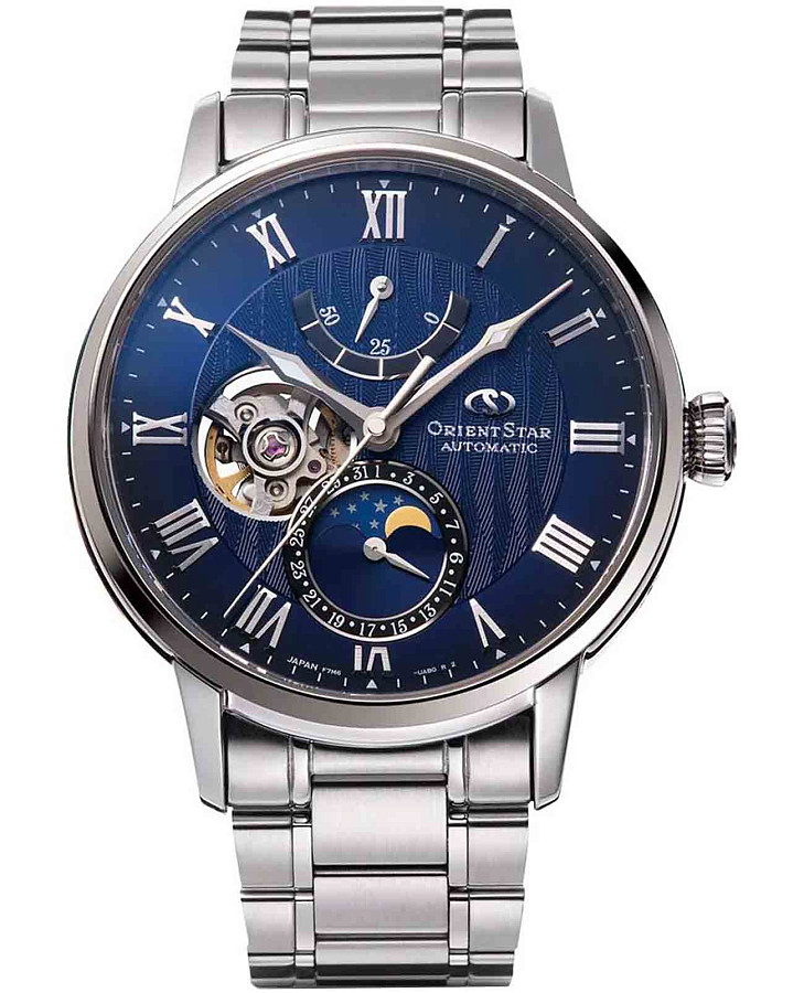 Часы Orient Star RE-AY0103L (RK-AY0103L) — мужские, синий