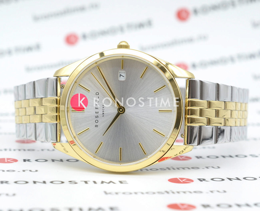 Часы Rosefield The Ace ACSGD-A01 — кварцевые, сталь металл